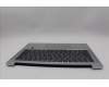 Lenovo 5CB1P48991 C-Cover with keyboard, Belgian, Cloud Grey, Backlight, FingerPrint, UK