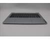 Lenovo 5CB1P49006 C-Cover with keyboard, Arabic, Cloud Grey, Backlight, Non-Fingerprint, US