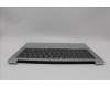 Lenovo 5CB1P49157 C-Cover with keyboard, Belgian, Cloud Grey, Backlight, Non-FingerPrint, UK