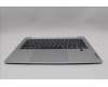 Lenovo 5CB1P49465 C-Cover with keyboard, German, Cloud Grey, Non-Backlight, FingerPrint, UK