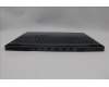 Lenovo 5CB1P50128 C-Cover with keyboard, German, Grey, RGB Backlight, UK