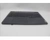 Lenovo 5CB1P50141 C-Cover with keyboard, Spanish, Grey, RGB Backlight, UK
