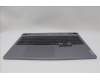 Lenovo 5CB1P55327 C-Cover with keyboard, Belgian, Luna Grey, Backlight, UK