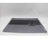 Lenovo 5CB1P55357 C-Cover with keyboard, Switzerland, Luna Grey, Backlight, UK