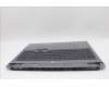 Lenovo 5CB1P55531 C-Cover with keyboard, Turkish, Luna Grey, RGB Backlight, UK