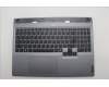 Lenovo 5CB1P55661 C-Cover with keyboard, Czech Slovakian, Luna Grey, RGB Backlight, UK
