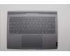 Lenovo 5CB1P73937 C-Cover with keyboard, UK English, Luna Grey, Fingerprint, UK