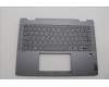 Lenovo 5CB1P74332 C-Cover with keyboard, Portuguese, Luna Grey, FingerPrint, UK