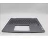 Lenovo 5CB1P74350 C-Cover with keyboard, Switzerland, Luna Grey, FingerPrint, UK