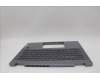 Lenovo 5CB1P74352 C-Cover with keyboard, Czech Slovakian, Luna Grey, Fingerprint, UK