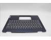 Lenovo 5CB1P74370 C-Cover with keyboard, German, Cosmic Blue, FingerPrint, UK