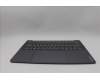 Lenovo 5CB1P74748 C-Cover with keyboard, Belgian, Luna Grey, Puresight Logo, UK