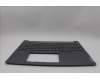 Lenovo 5CB1P85703 C-Cover with keyboard, German, Luna Grey, FingerPrint, UK