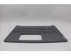 Lenovo 5CB1P85714 C-Cover with keyboard, Russian, Luna Grey, FingerPrint, US