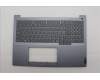 Lenovo 5CB1P85717 C-Cover with keyboard, Switzerland, Luna Grey, FingerPrint, UK