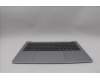 Lenovo 5CB1P89846 C-Cover with keyboard, Spanish, Cloud Grey, Backlight, UK