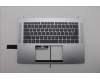 Lenovo 5CB1P89893 C-Cover with keyboard, Belgian, Cloud Grey, Backlight, UK