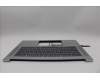 Lenovo 5CB1Q27717 C-Cover with keyboard, French, Cloud Grey, Backlight, US