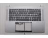 Lenovo 5CB1Q27721 C-Cover with keyboard, Greek, Cloud Grey, Backlight, US