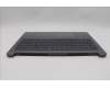 Lenovo 5CB1Q43261 C-Cover with keyboard, Belgian, Luna Grey, Backlight, UK