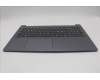 Lenovo 5CB1Q43309 C-Cover with keyboard, Nordic, Luna Grey, Non-Backlight, UK