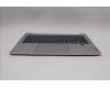 Lenovo 5CB1Q43338 C-Cover with AI keyboard, Spanish, Cloud Grey, Backlight, Fingerprint, UK