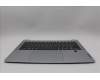 Lenovo 5CB1Q43348 C-Cover with AI keyboard, Belgian, Cloud Grey, Backlight, Fingerprint, UK