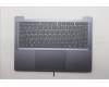Lenovo 5CB1Q60094 C-Cover with keyboard, Belgian, Luna Grey, Backlight, UK
