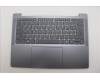 Lenovo 5CB1Q62823 C-Cover with keyboard, French, Luna Grey, Non-Backlight, US