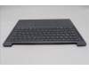 Lenovo 5CB1Q62831 C-Cover with keyboard, German, Luna Grey, Non-Backlight, UK