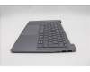 Lenovo 5CB1Q64058 C-Cover with keyboard, Czech Slovakian, Luna Grey, Backlight, UK