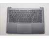 Lenovo 5CB1Q64066 C-Cover with keyboard, Hebrew, Luna Grey, Backlight, US