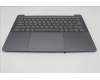 Lenovo 5CB1Q64074 C-Cover with keyboard, Portuguese, Luna Grey, Backlight, UK