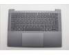 Lenovo 5CB1Q64112 C-Cover with keyboard, UK English, Luna Grey, Non-Backlight, UK