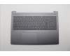 Lenovo 5CB1R07730 C-Cover with keyboard, Belgian, Luna Grey, Backlight, 3CELL, UK