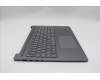 Lenovo 5CB1R07757 C-Cover with keyboard, UK English, Luna Grey, Backlight, 3CELL, UK