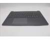 Lenovo 5CB1R07769 C-Cover with keyboard, German, Luna Grey, Non-Backlight, 3CELL, UK