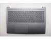 Lenovo 5CB1R07800 C-Cover with keyboard, Greek, Luna Grey, Backlight, 4CELL, US
