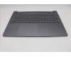 Lenovo 5CB1R07812 C-Cover with keyboard, Spanish, Luna Grey, Backlight, 4CELL, UK