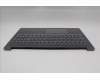 Lenovo 5CB1R07928 C-Cover with keyboard, UK English, Luna Grey, Backlight, 4CELL, UK