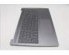 Lenovo 5CB1R07945 C-Cover with keyboard, Italian, Luna Grey, Non-Backlight, 4CELL, UK