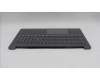 Lenovo 5CB1R07954 C-Cover with keyboard, Switzerland, Luna Grey, Non-Backlight, 4CELL, UK