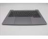 Lenovo 5CB1R08656 C-Cover with keyboard, French, Arctic Grey, Non-Backlight, H-series, US