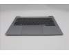 Lenovo 5CB1R08673 C-Cover with keyboard, Spanish, Arctic Grey, Non-Backlight, H-series, UK
