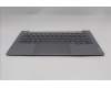 Lenovo 5CB1R08688 C-Cover with keyboard, Bulgarian, Arctic Grey, Backlight, H-series, UK
