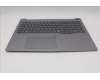 Lenovo 5CB1R08926 C-Cover with keyboard, Czech Slovakian, Arctic Grey, Backlight, U-series, UK