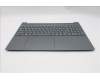 Lenovo 5CB1R08999 C-Cover with keyboard, Hebrew, Luna Grey, Backlight, US