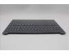 Lenovo 5CB1R22394 C-Cover with keyboard, Slovenian, Luna Grey, Non-Backlight, UK