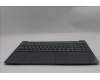 Lenovo 5CB1R22407 C-Cover with keyboard, Ukraine, Luna Grey, Non-Backlight, US