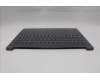 Lenovo 5CB1R22513 C-Cover with keyboard, English, Luna Grey, Backlight, US